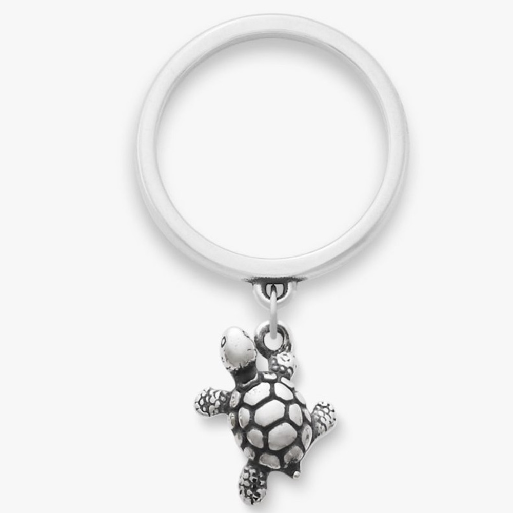 James Avery Turtle Dangle Ring - image 1